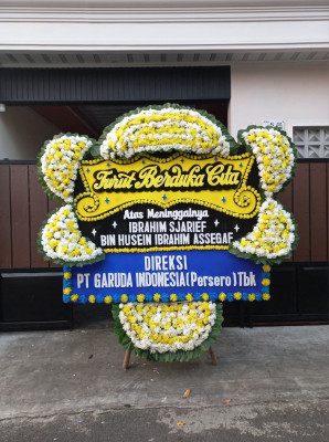 Papan Bunga Duka di Keramasan